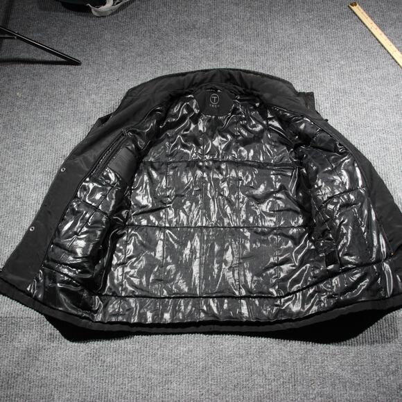 TUMI T-Tech Packable Hoodie Men's L Black Travel Weatherproof Reflective Luxury - Picture 3 of 10